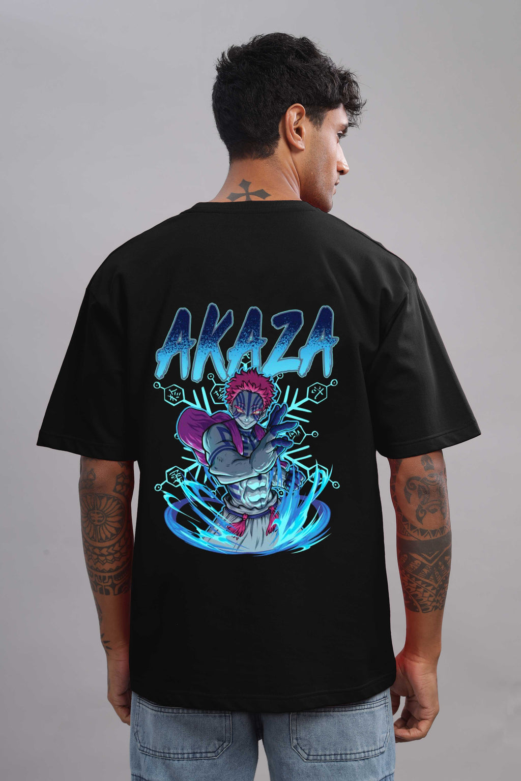 Akaza "Upper Moon 3" Oversized Tee
