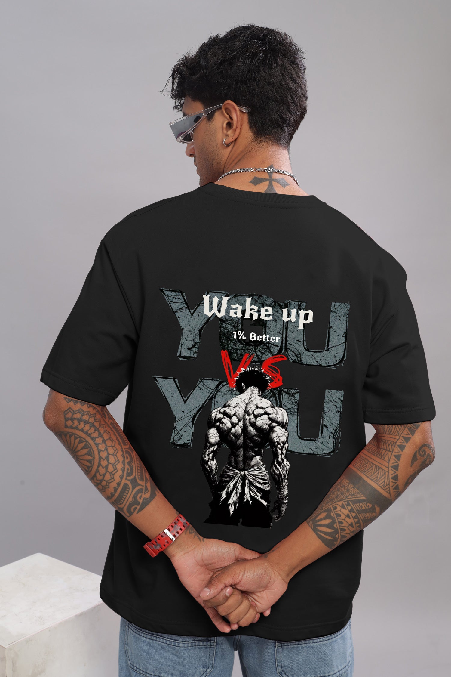 Baki "You vs. You" Oversized Tee