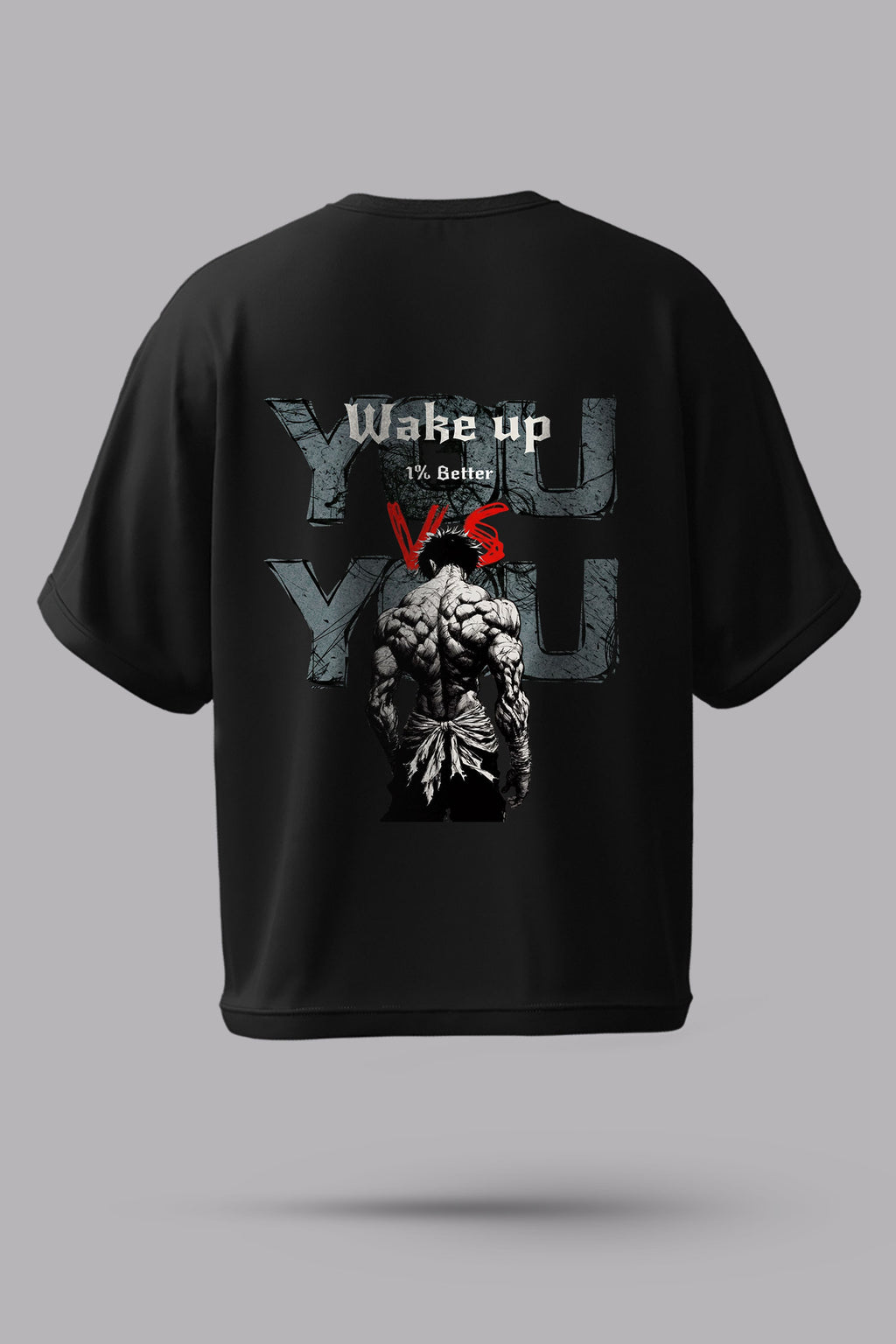 Baki "You vs. You" Oversized Tee