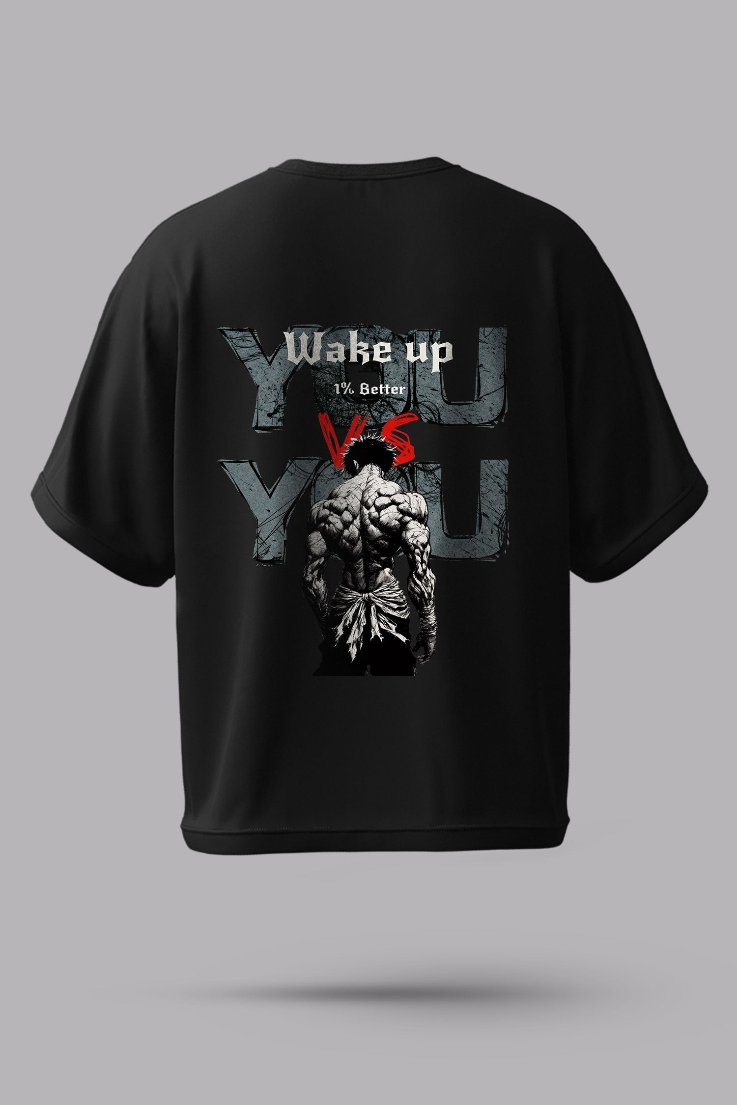 Baki "You vs. You" Oversized Tee