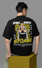 Gyomei Stone Hashira Oversized Anime T-Shirt