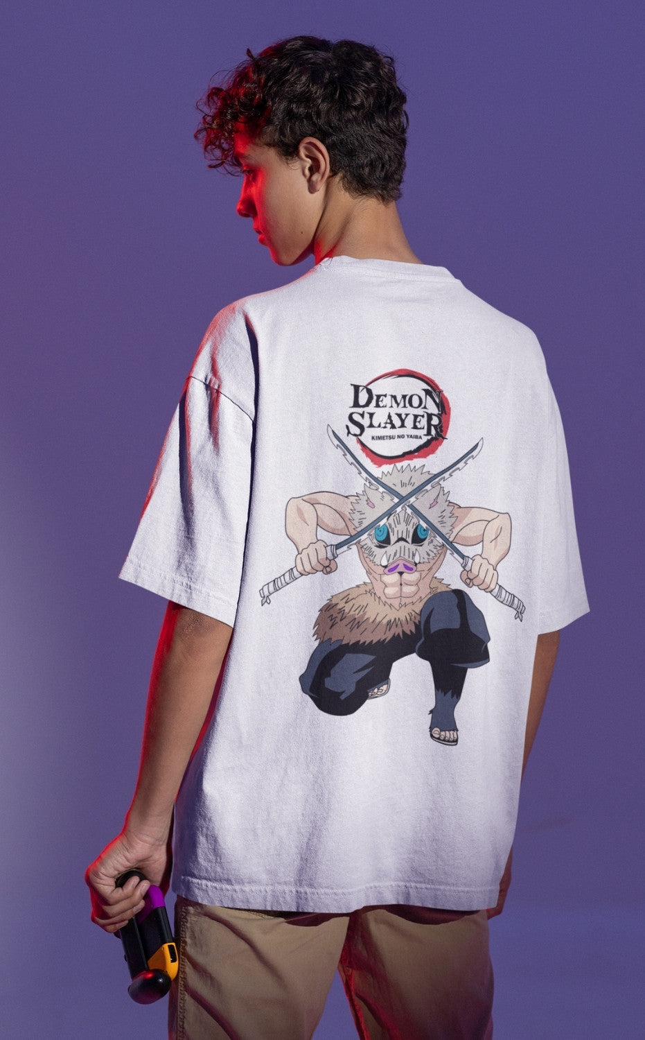 Inosuke Hashibira Oversized Anime T-Shirt