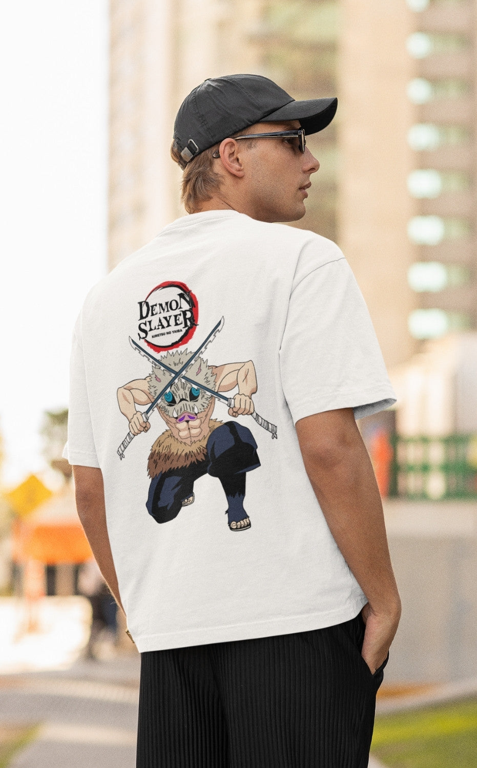Inosuke Hashibira Oversized Anime T-Shirt