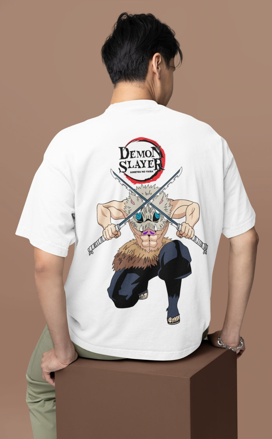 Inosuke Hashibira Oversized Anime T-Shirt