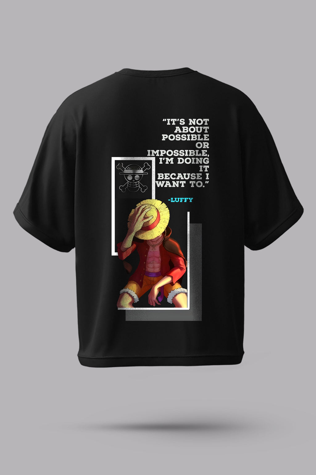 Luffy "Will of D" Oversized Tee