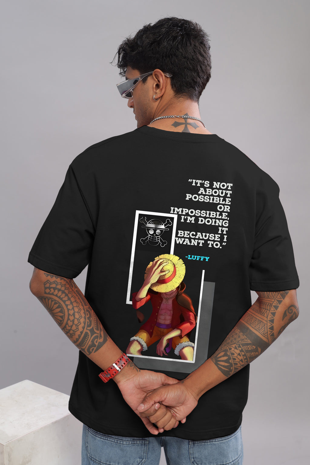 Luffy "Will of D" Oversized Tee
