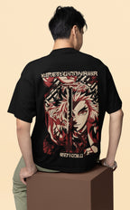 Rengoku Flame Hashira Oversized Anime T-Shirt
