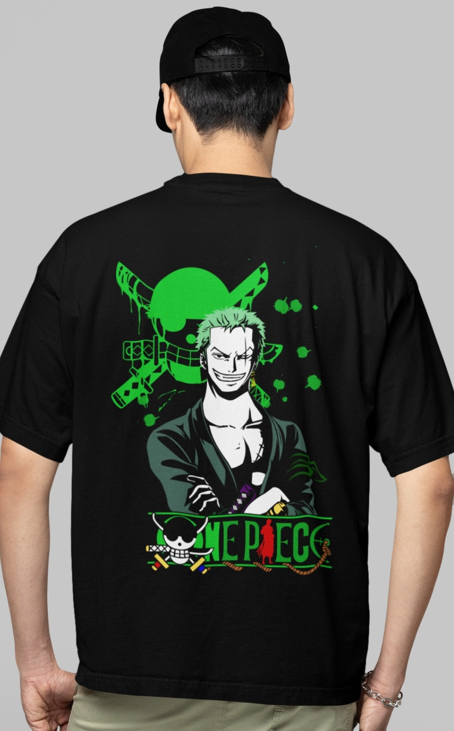 Roronoa Zoro Oversized Anime T-Shirt