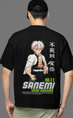 Sanemi Wind Hashira Oversized Anime T-Shirt