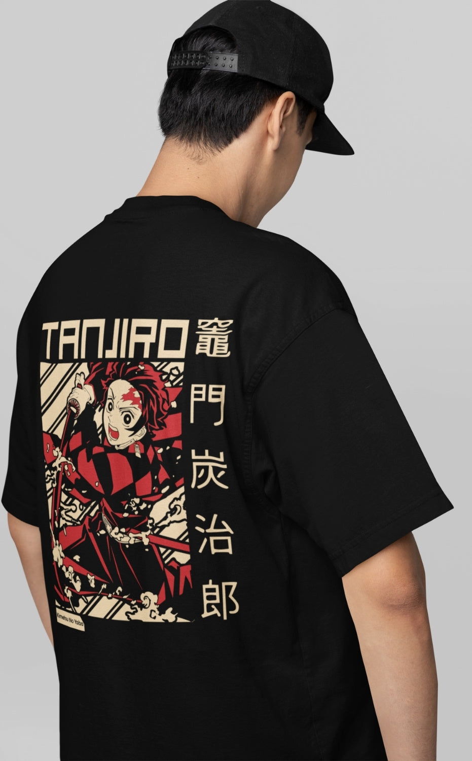 Tanjiro Kamado Oversized Anime T-Shirt