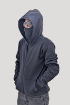 Essential "Ninja" Stealth Full-Zip Hoodie