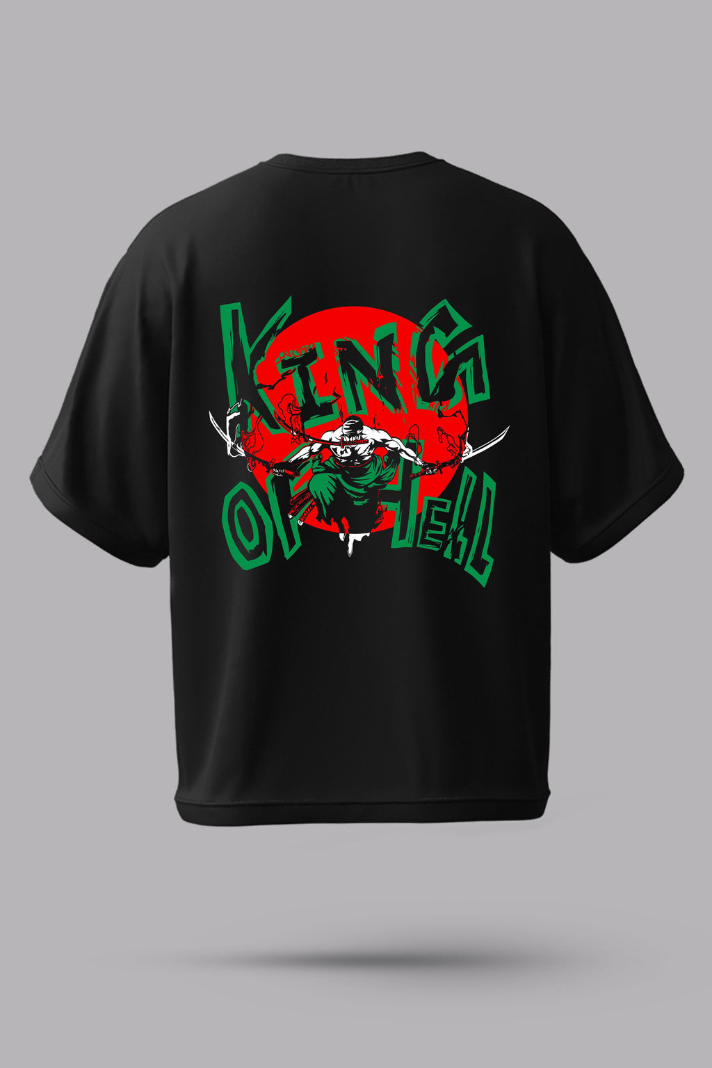 Roronoa Zoro "King of Hell" Oversized Tee