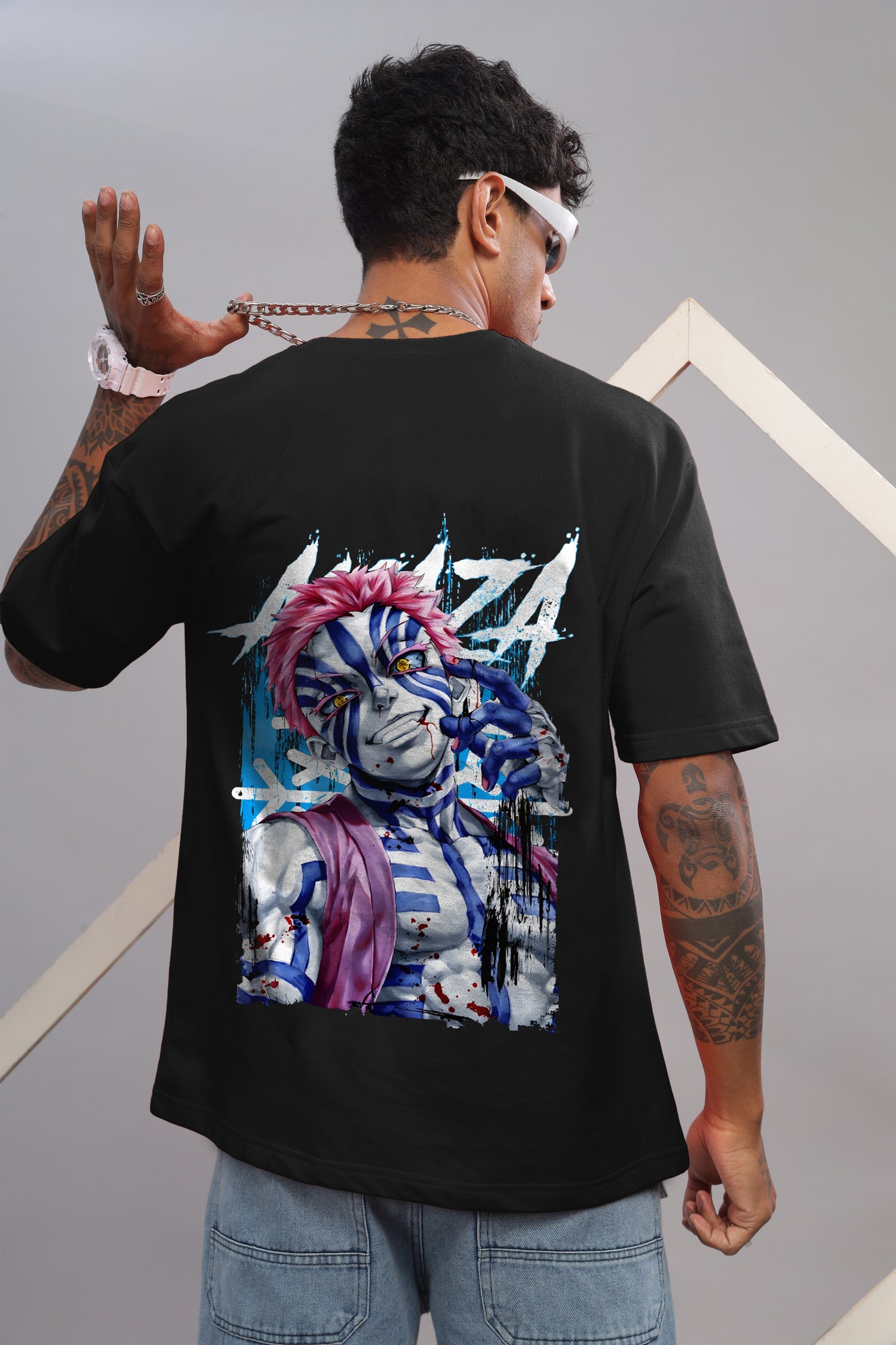 Akaza "Compass Needle" Oversized Tee