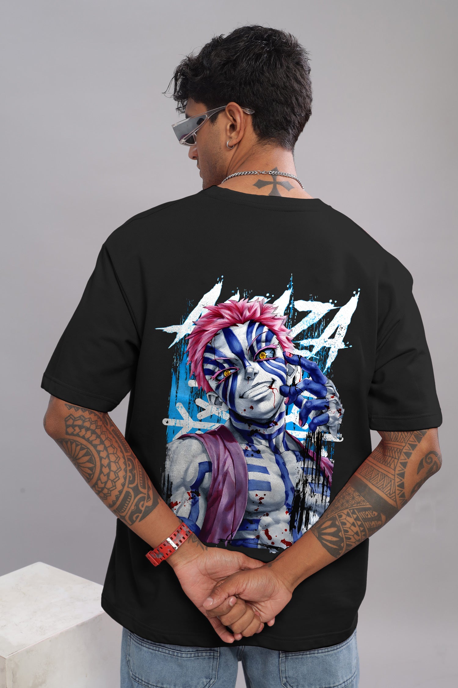 Akaza "Compass Needle" Oversized Tee