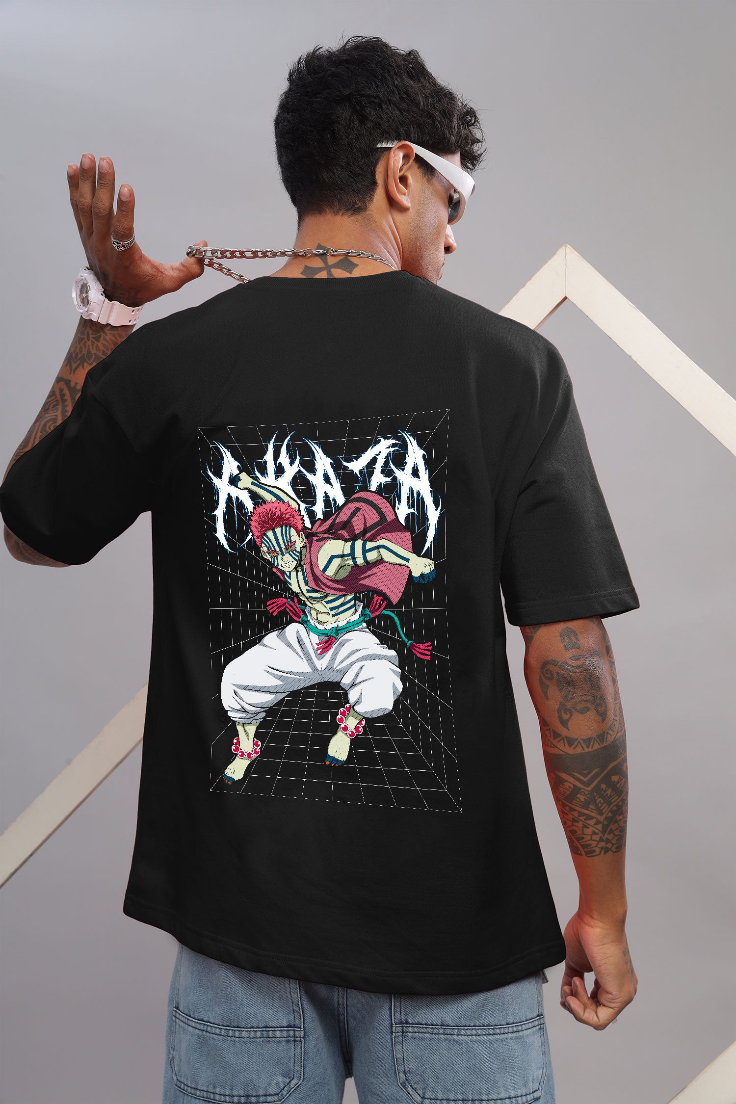 Demon Slayer Akaza Oversized T-Shirt