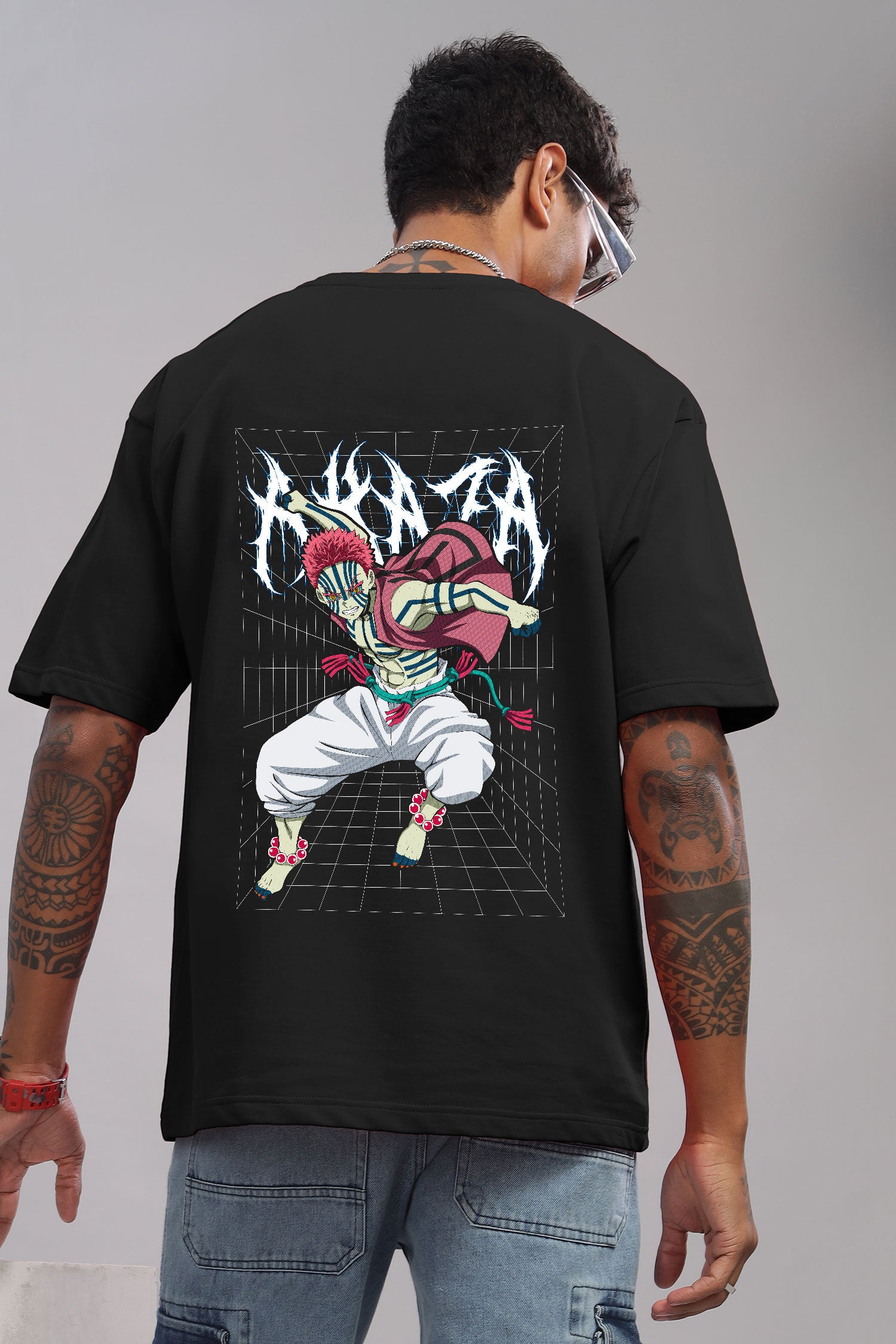 Demon Slayer Akaza Oversized T-Shirt
