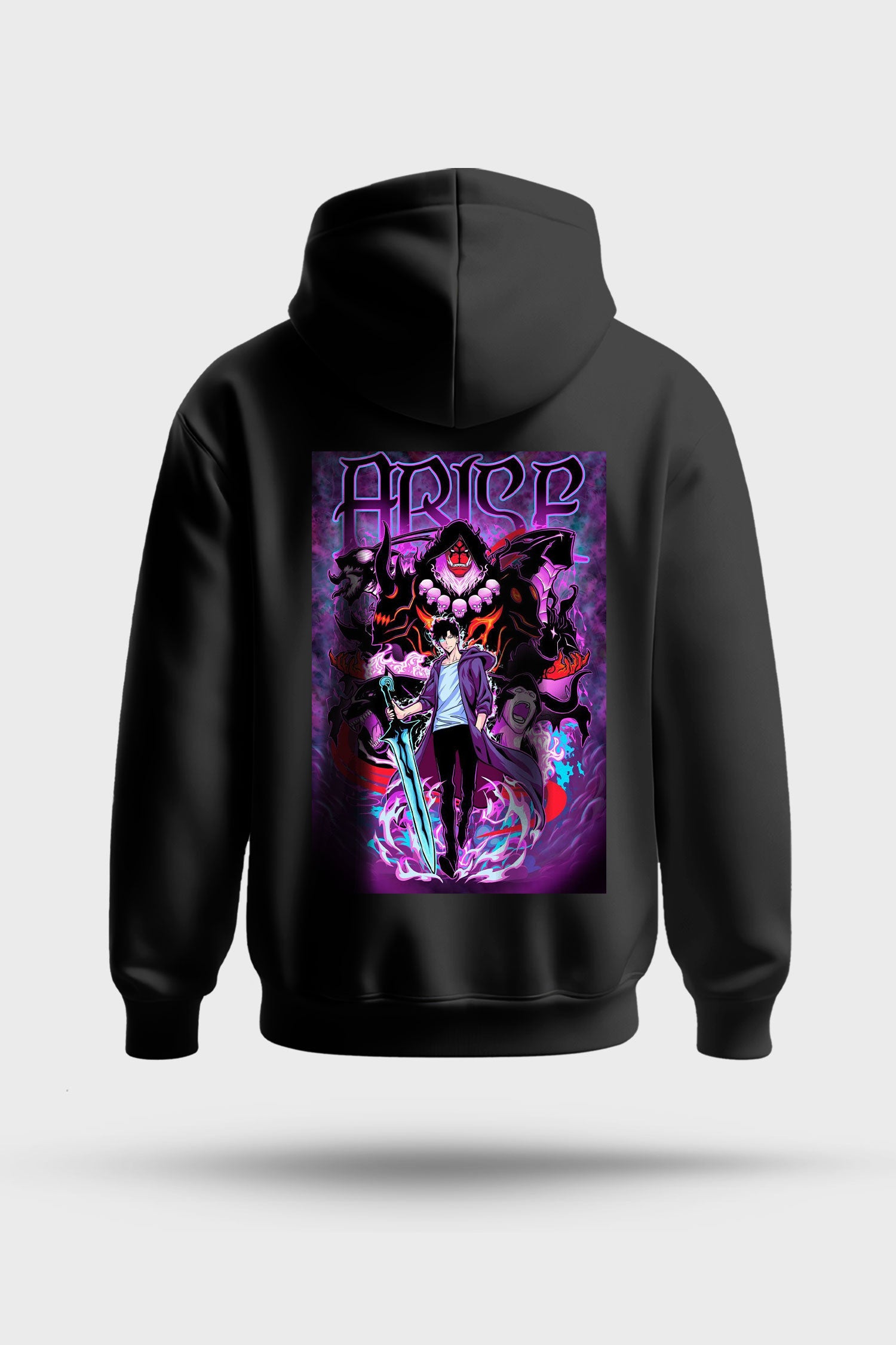 Solo Leveling Sung Jinwoo "Arise" Oversized Hoodie