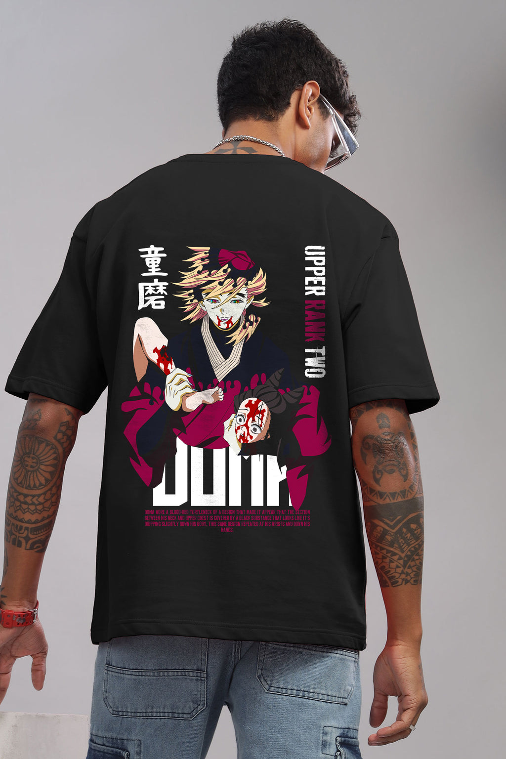 Demon Slayer Doma Oversized T-Shirt