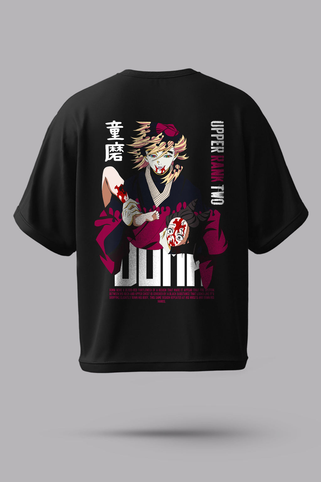 Demon Slayer Doma Oversized T-Shirt