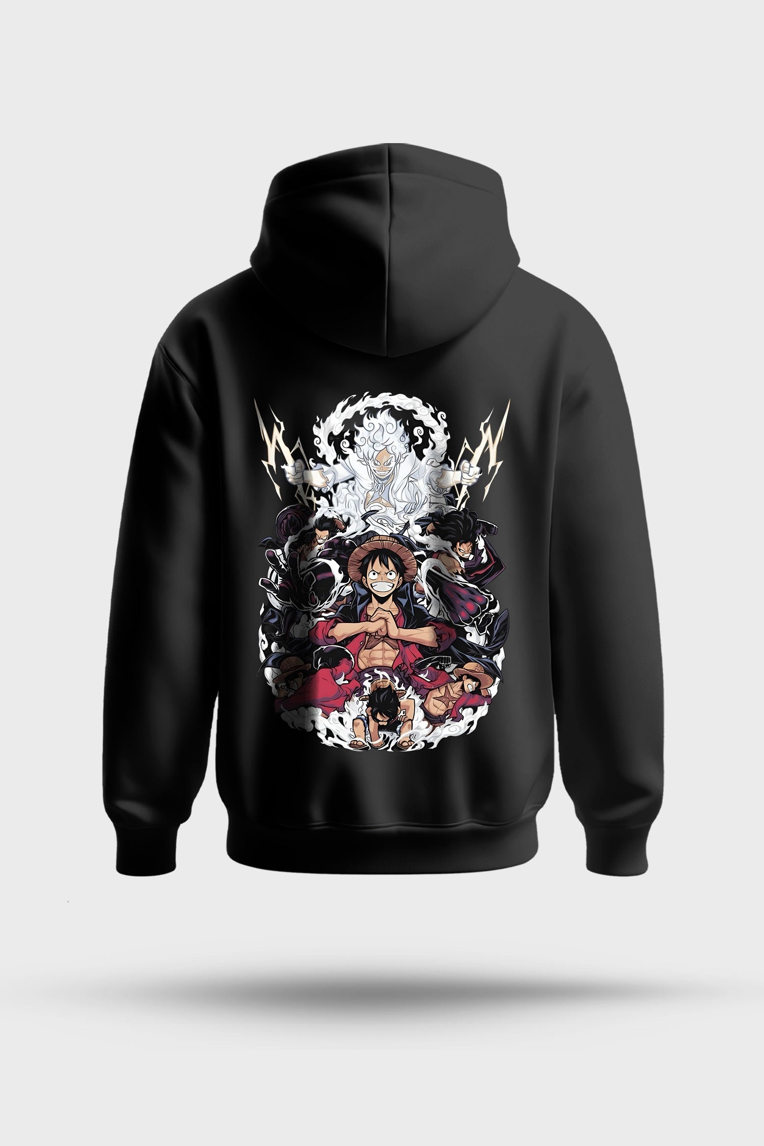 One Piece Luffy Gear 5 Evolution Oversized Hoodie
