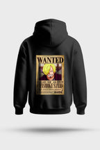 One Piece Vinsmoke Sanji Wanted Poster Oversized Hoodie