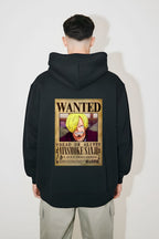 One Piece Vinsmoke Sanji Wanted Poster Oversized Hoodie