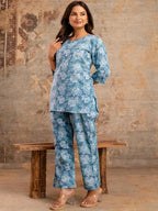Ocean Breeze Cotton Nightsuit