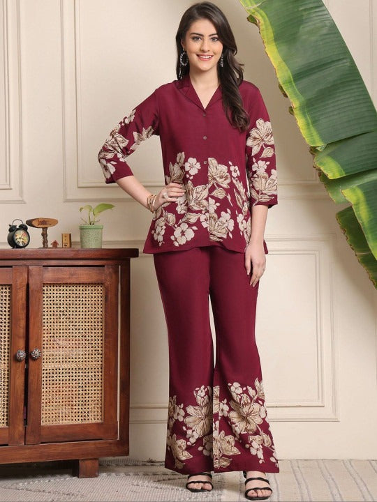 The Signature Floral Border Co-ord Set