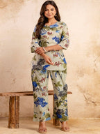 Azure Bloom Co-ord Set