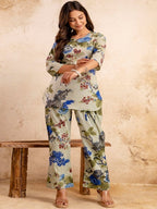 Azure Bloom Co-ord Set