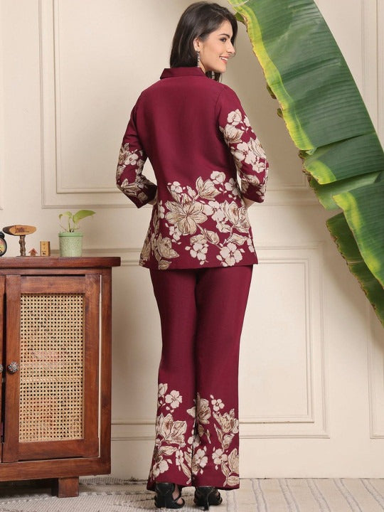 The Signature Floral Border Co-ord Set