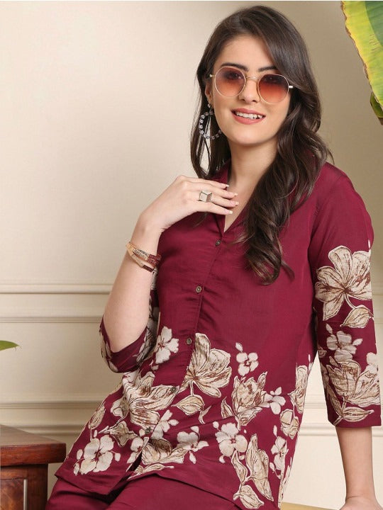 The Signature Floral Border Co-ord Set