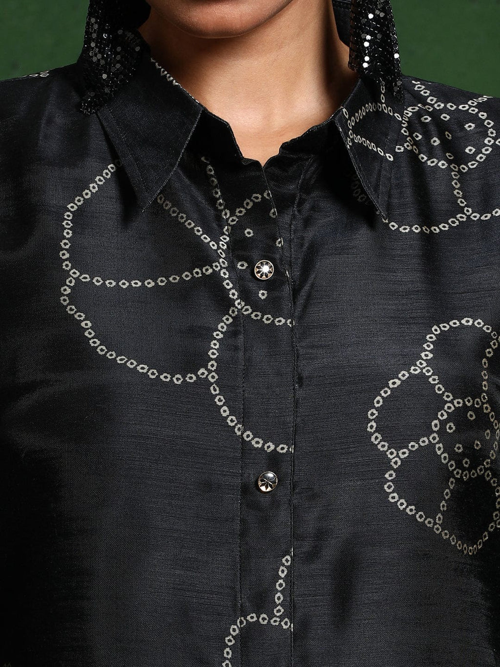 Midnight Stardust Longline Set