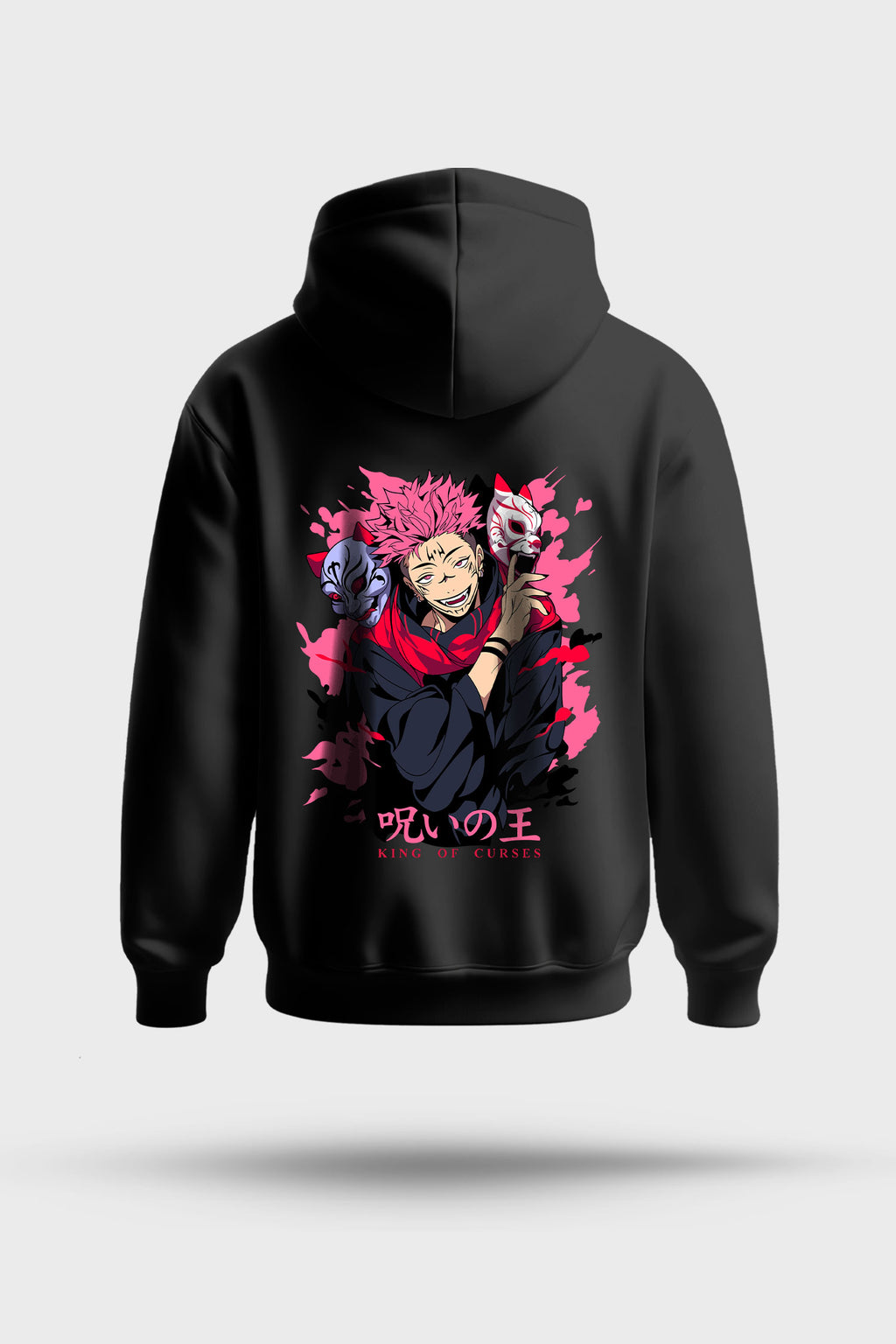 Jujutsu Kaisen Sukuna "King of Curses" Mask Oversized Hoodie