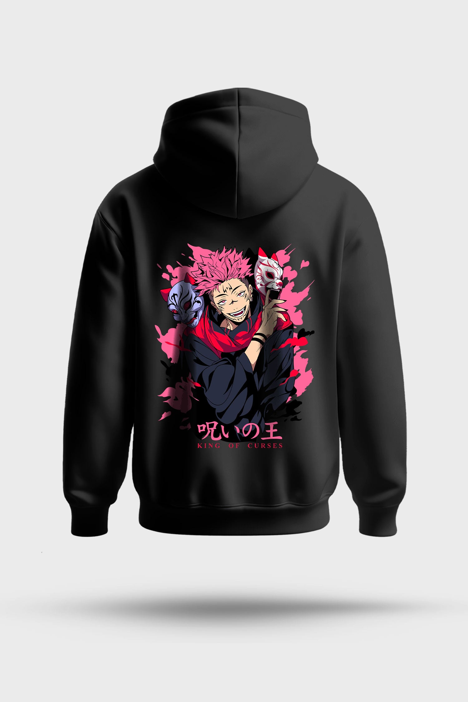 Jujutsu Kaisen Sukuna "King of Curses" Mask Oversized Hoodie