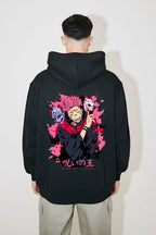 Jujutsu Kaisen Sukuna "King of Curses" Mask Oversized Hoodie