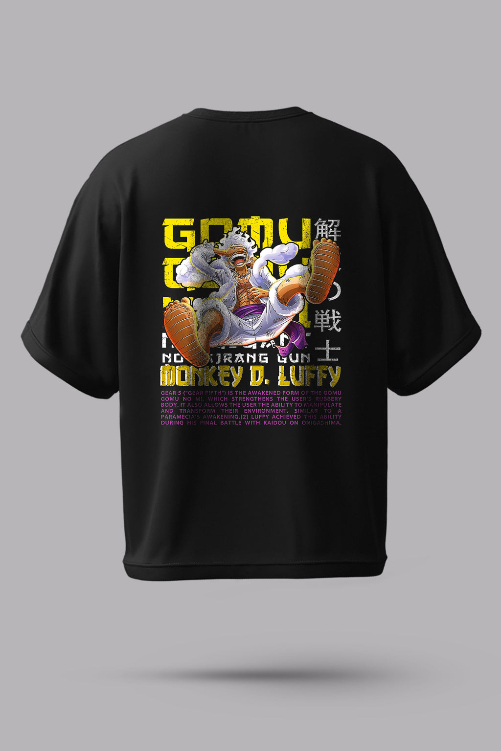 One Piece Luffy Gear 5 "Gomu" Oversized T-Shirt