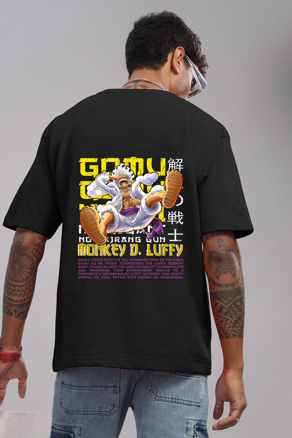 One Piece Luffy Gear 5 "Gomu" Oversized T-Shirt