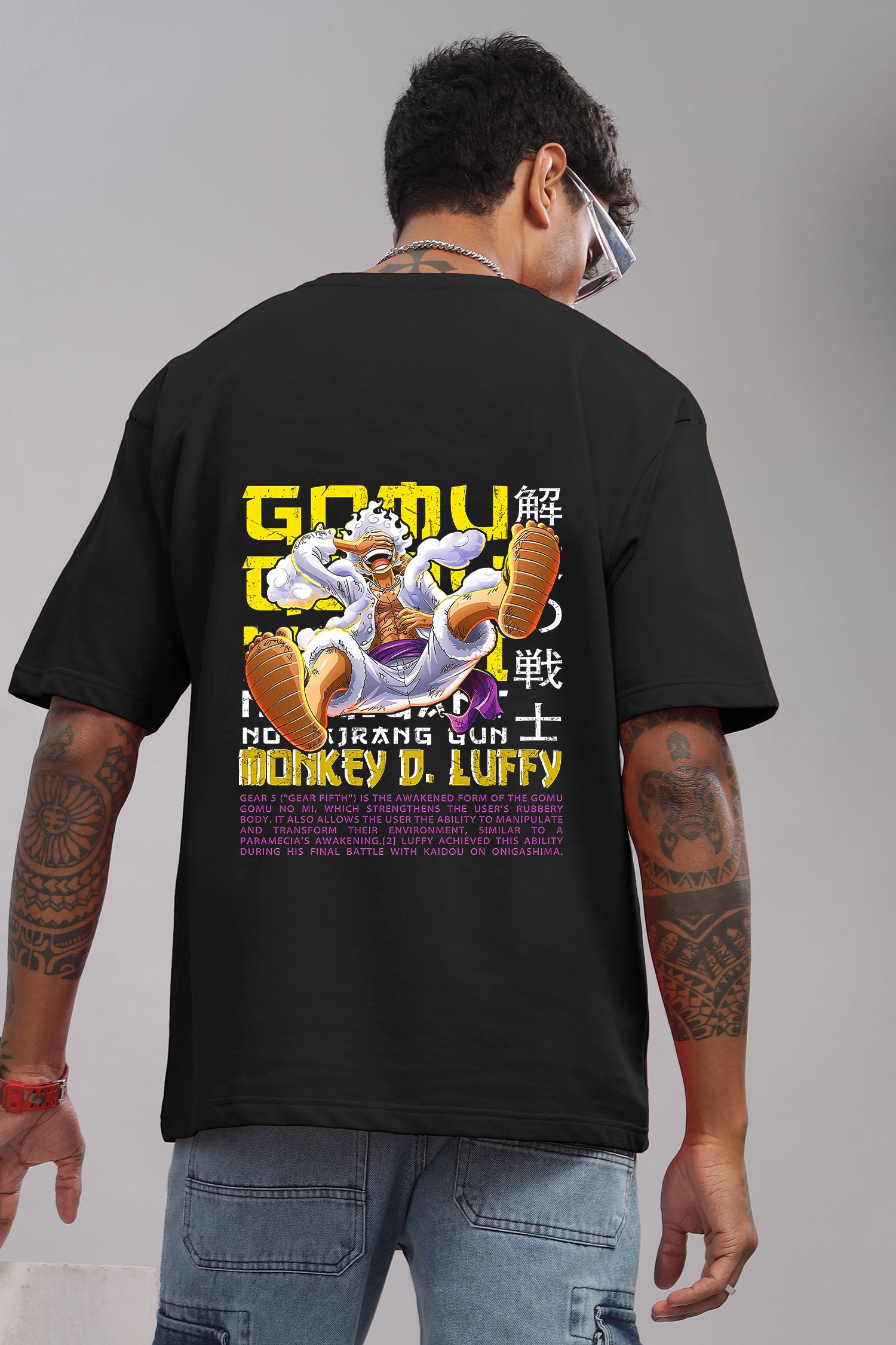 One Piece Luffy Gear 5 "Gomu" Oversized T-Shirt
