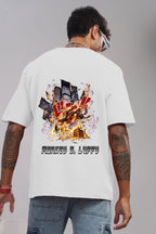 One Piece Luffy Wanted Collage Oversized T-Shirt