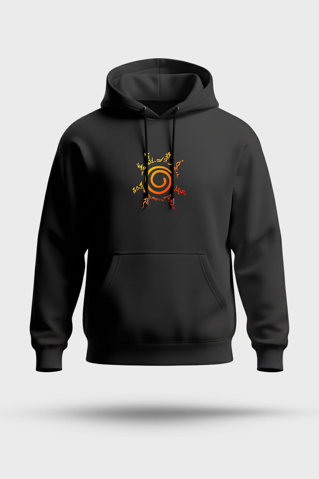 Naruto Shippuden Naruto & Kurama Silhouette Oversized Hoodie