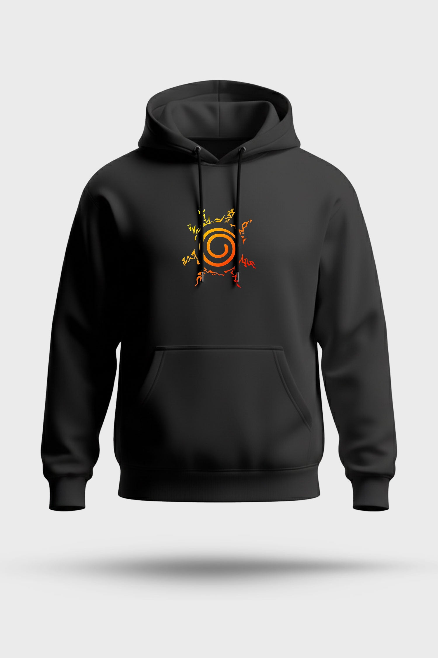 Naruto Shippuden Naruto & Kurama Silhouette Oversized Hoodie
