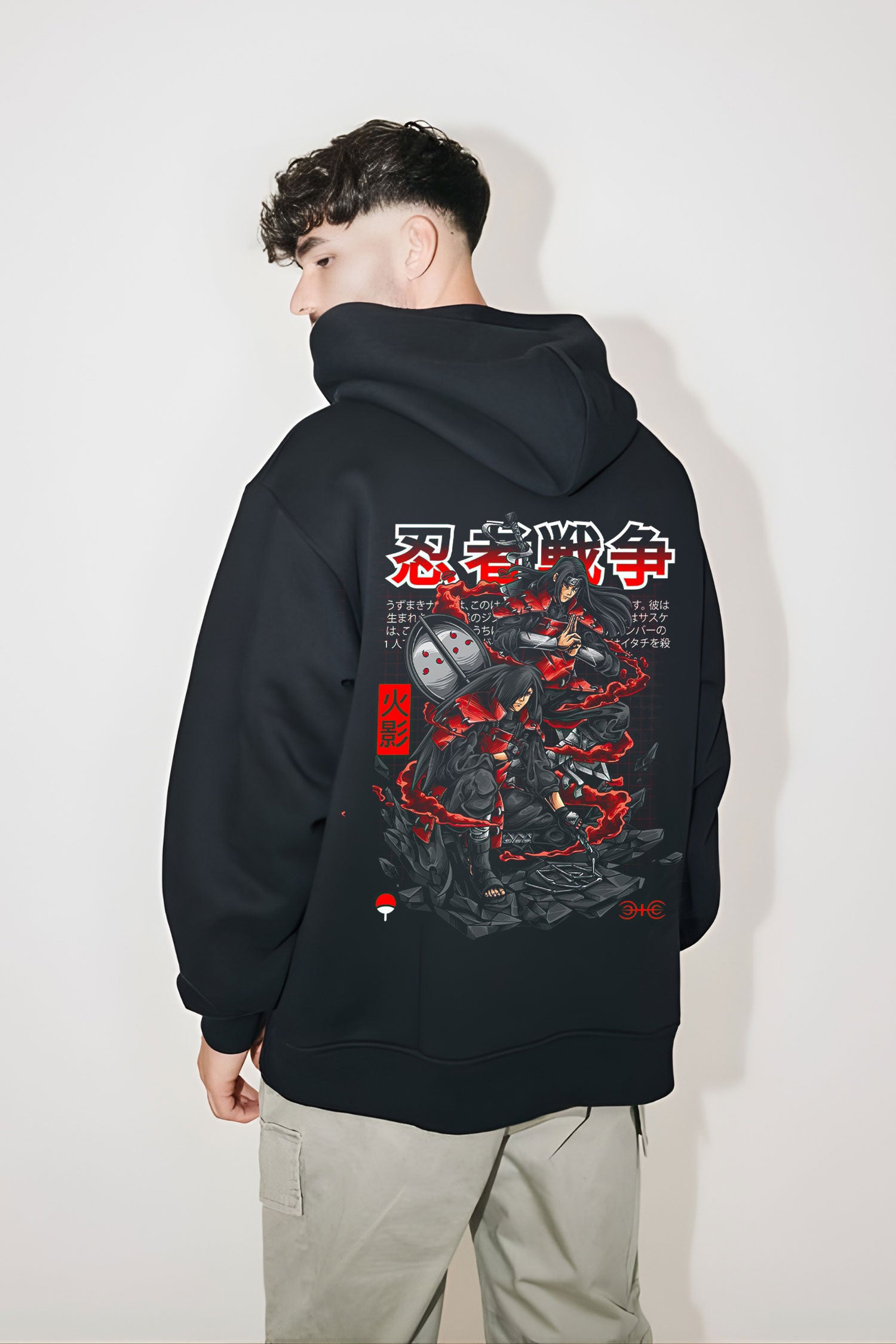 Naruto Shippuden Madara & Hashirama "Ninja War" Oversized Hoodie
