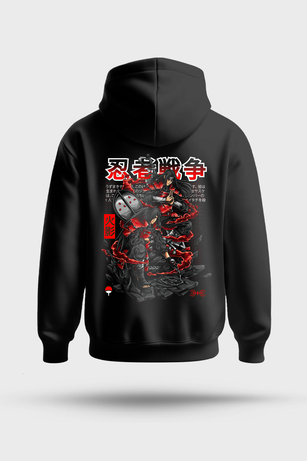 Naruto Shippuden Madara & Hashirama "Ninja War" Oversized Hoodie