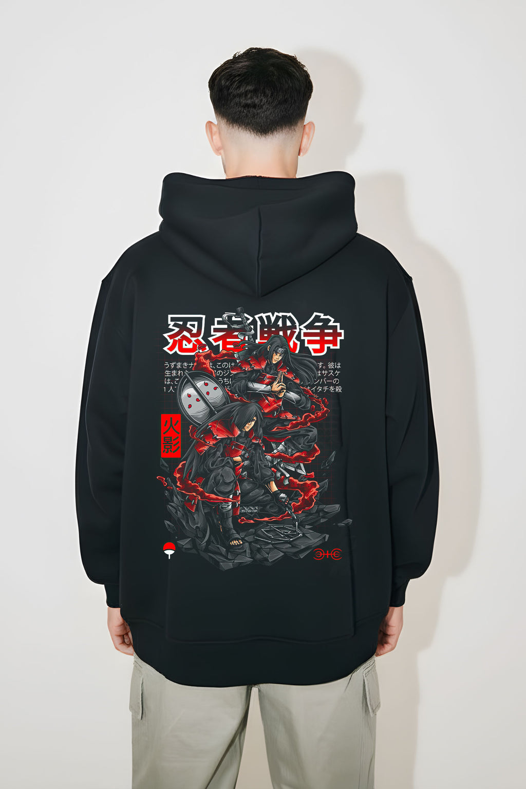 Naruto Shippuden Madara & Hashirama "Ninja War" Oversized Hoodie