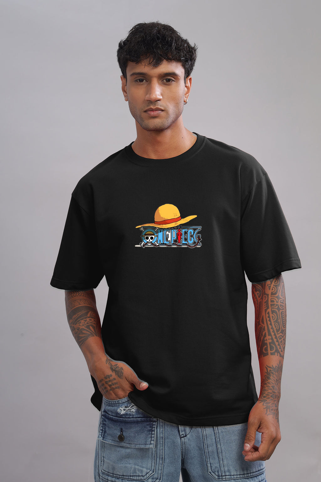 One Piece Luffy Evolution Oversized T-Shirt