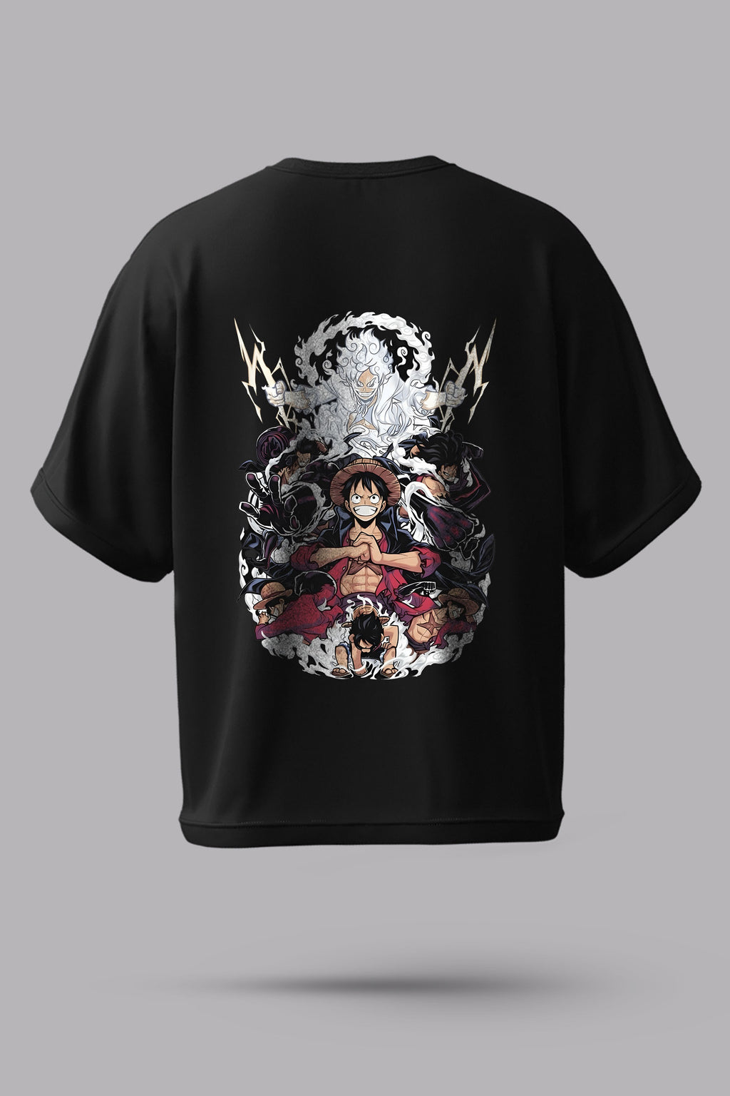 One Piece Luffy Evolution Oversized T-Shirt