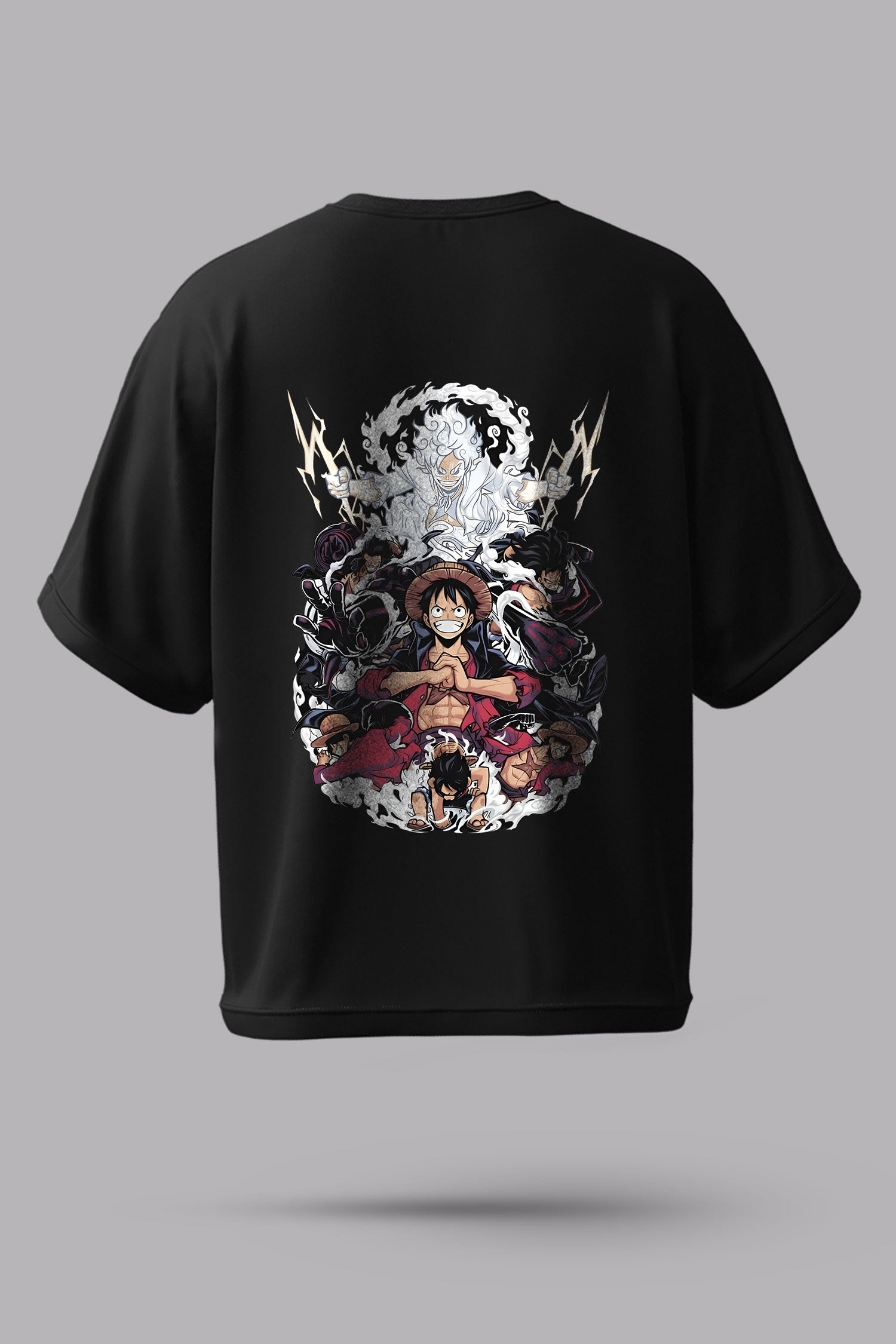 One Piece Luffy Evolution Oversized T-Shirt