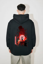 Naruto Shippuden Itachi Uchiha Red Moon Oversized Hoodie