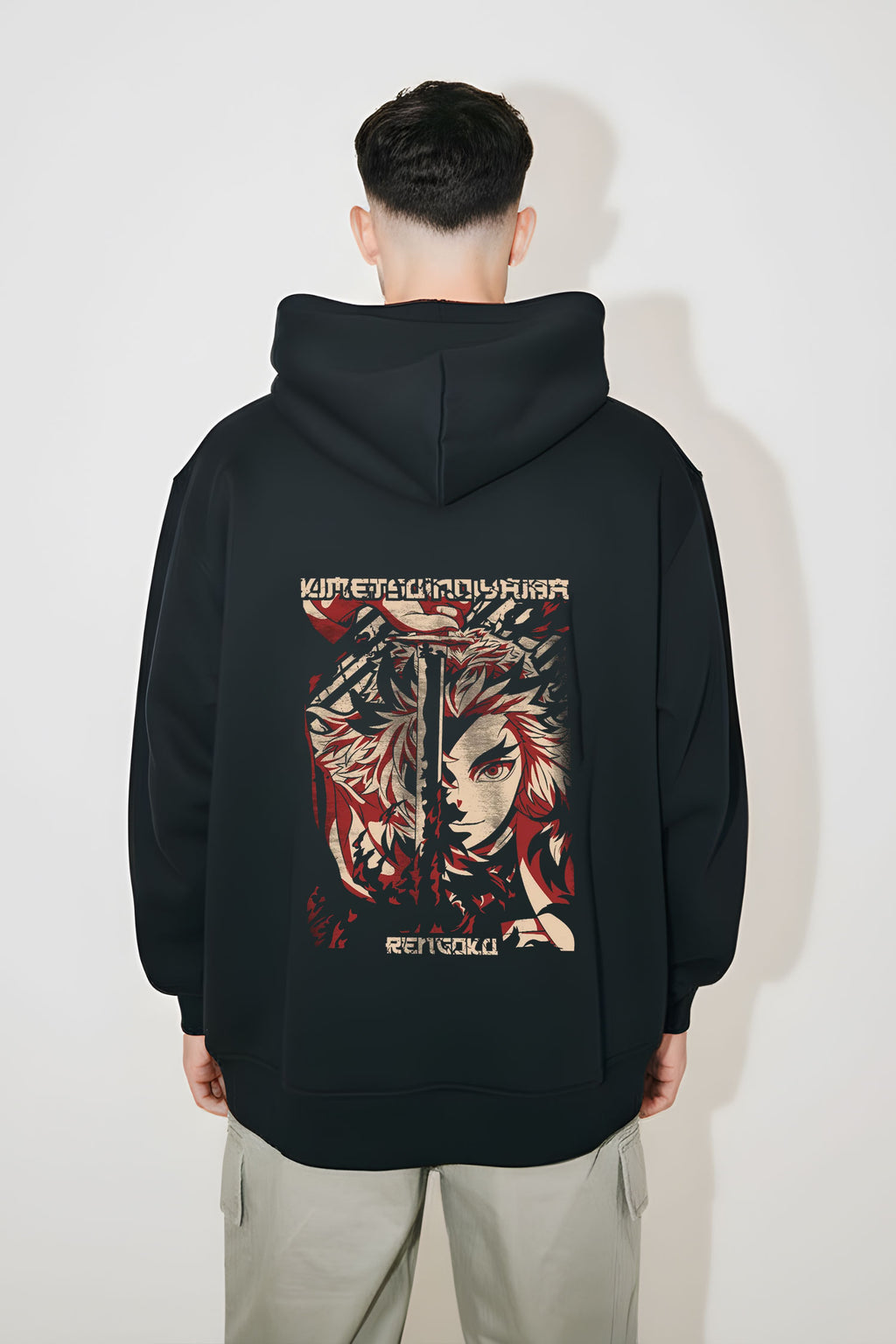 Demon Slayer Kyojuro Rengoku "Flame Hashira" Oversized Hoodie
